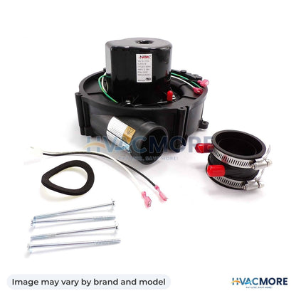 NBK Parts BLOWER MOTOR 115V, 60Hz, 2.38A, 3300 RPM, 75.6 CFM, 1 speed, CW Rotation HVM-66338 - Image may vary by brand and model