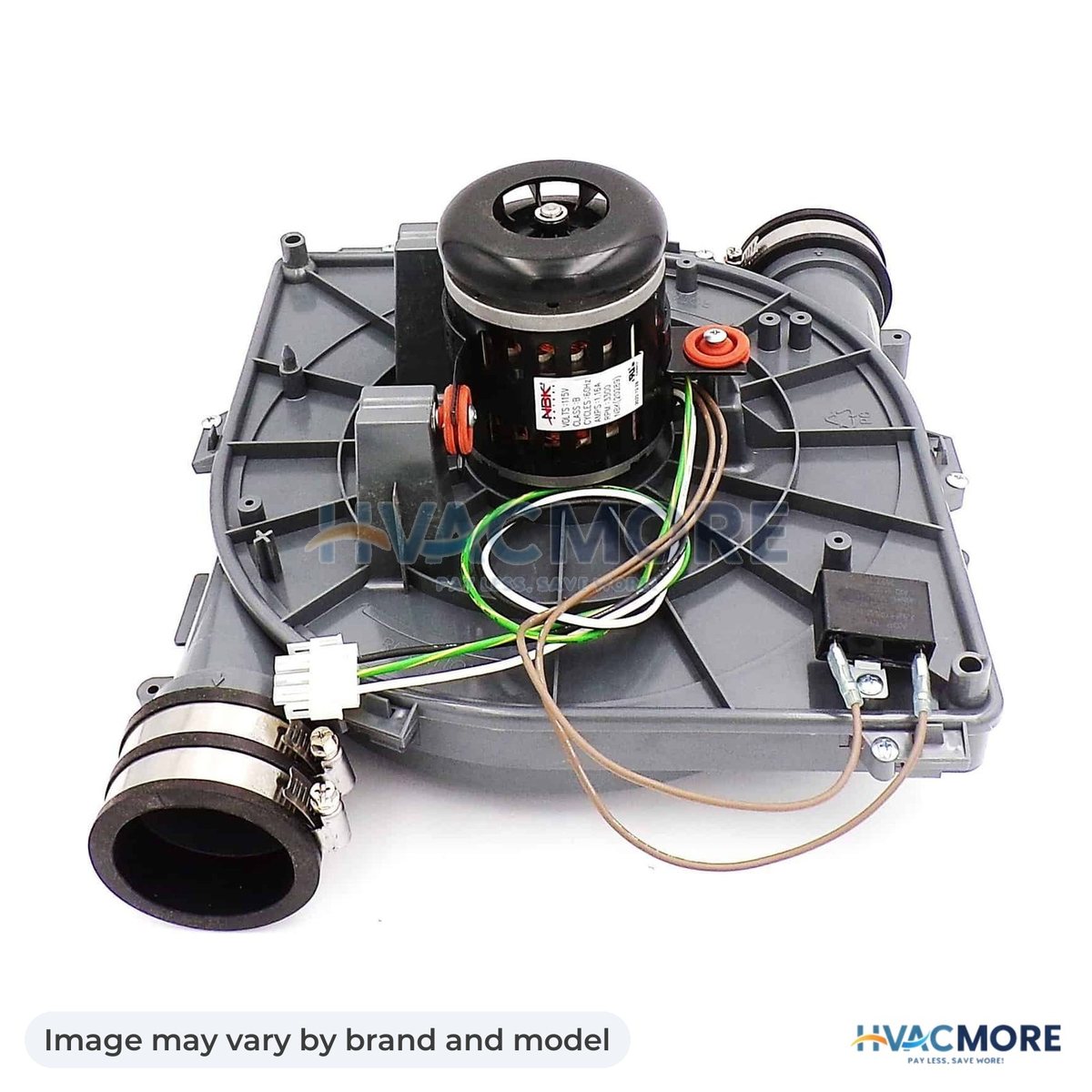 NBK Parts Blower Motor 115V, 60Hz, 3300 RPM, 1.16A HVM-66757 - Image may vary by brand and model