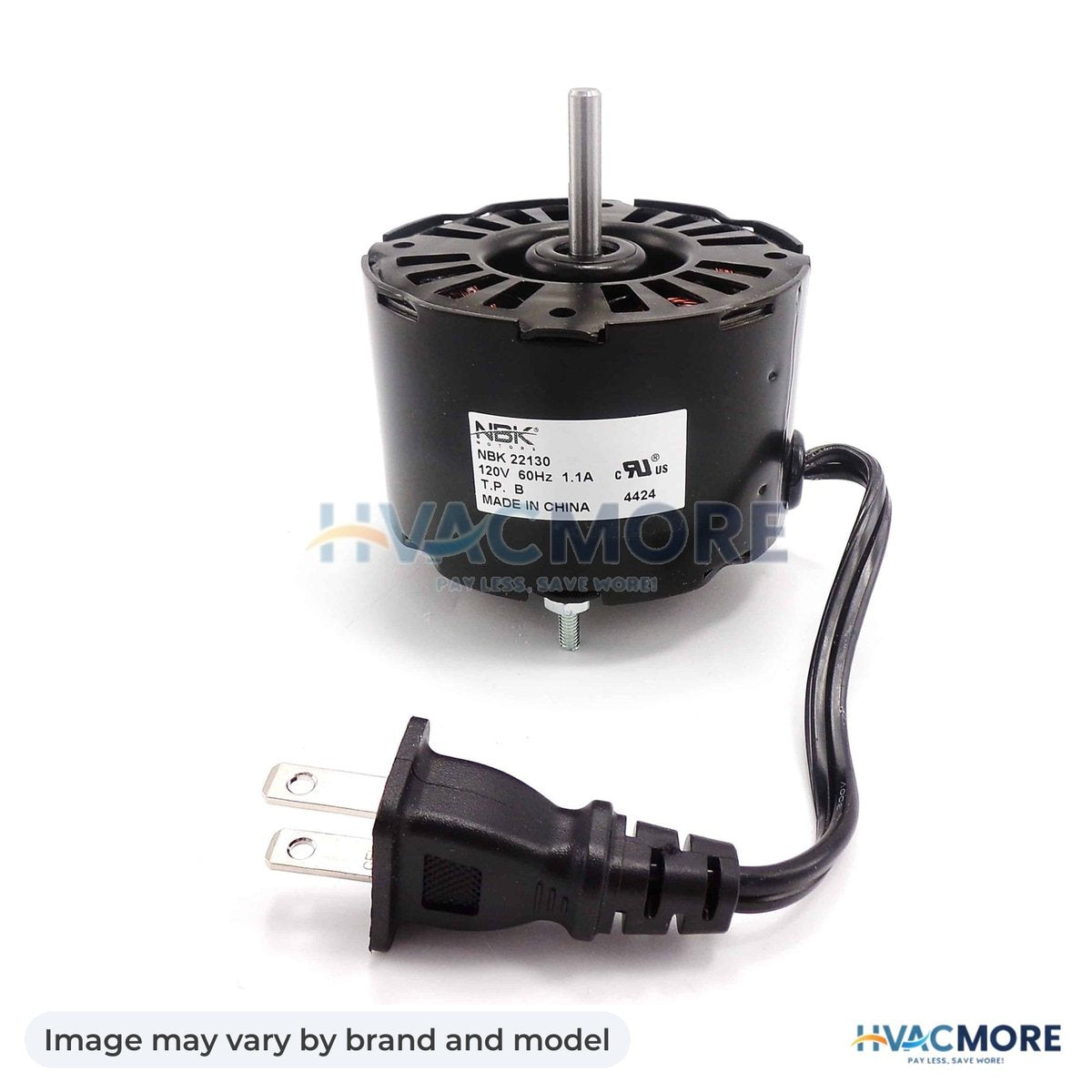 NBK Parts Fan Motor 120V/60Hz HVM-86933000 - Image may vary by brand and model