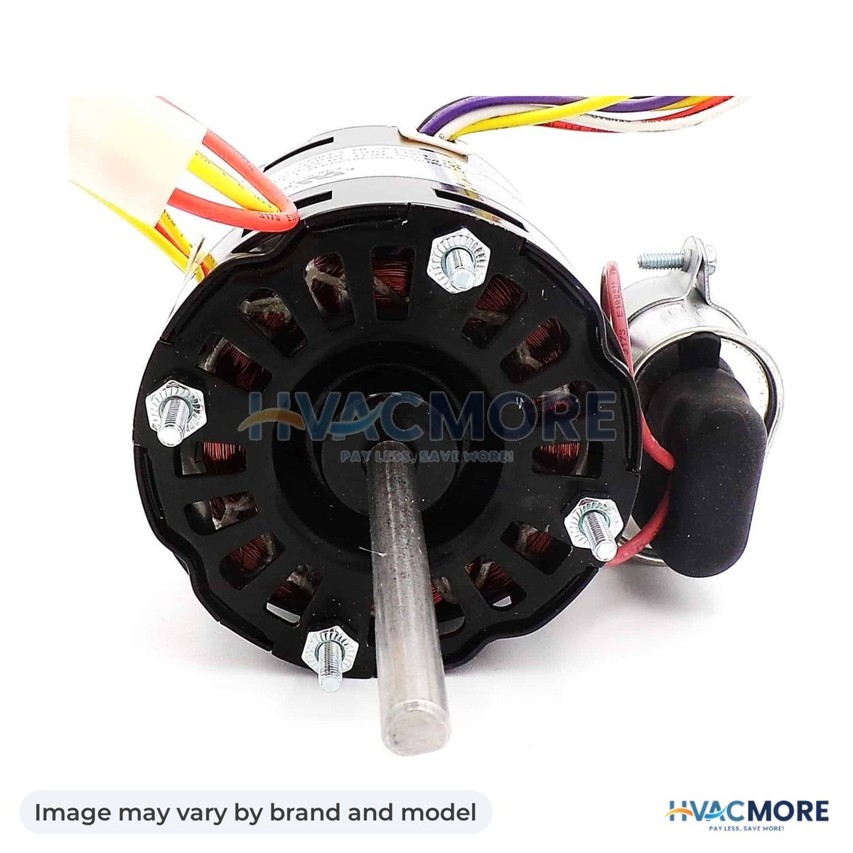 NBK Parts Fan Motor 115/208-230V 1.0/.5 Amps, RPM 1550/1400 1/12 1/15 1/20 HP HVM-9721 - Image may vary by brand and model