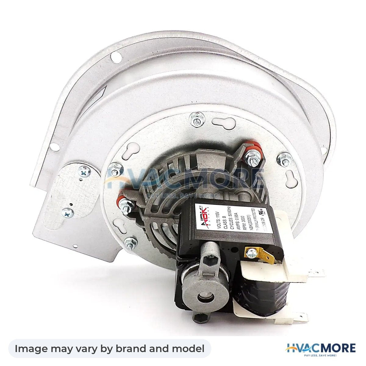 NBK Parts Exhaust Blower Motor, 115 Volt, 0.98 Amps, 3000 RPM HVM-A-E-027 - Image may vary by brand and model