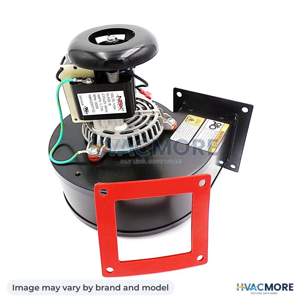 NBK Parts Blower Motor 3.3 Inch 20W, Variable Speed HVM-A-E-033VARIABLESPEED - Image may vary by brand and model