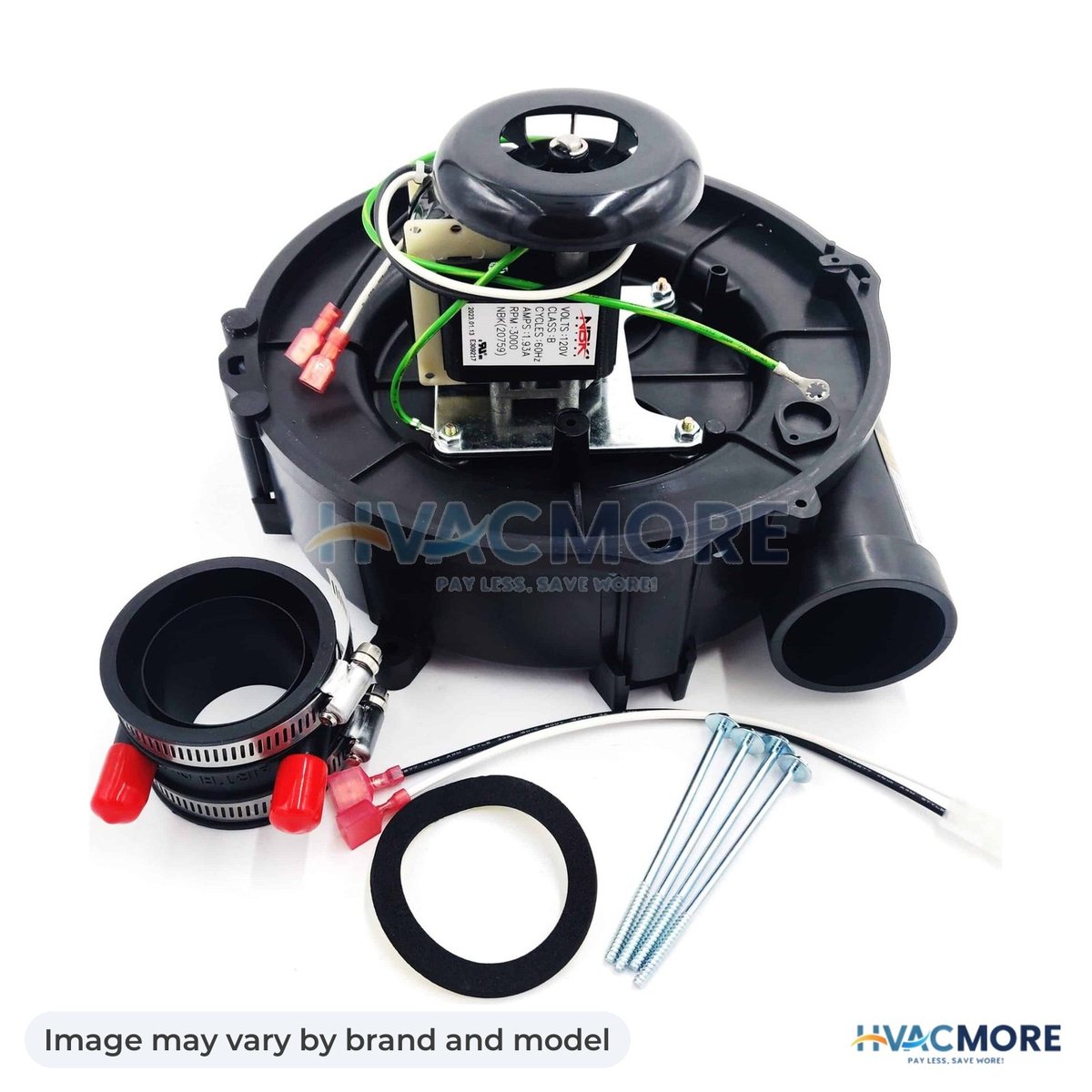NBK Parts Blower Motor 120/60Hz HVM-A077 - Image may vary by brand and model