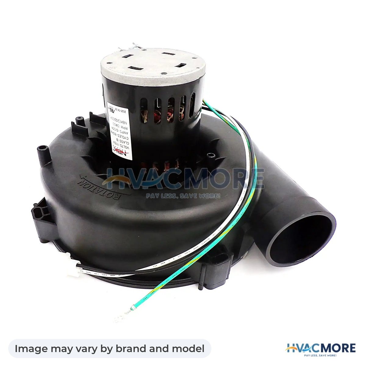 NBK Parts Blower Motor, Draft Inducer 115V A163 HVM-A163 - Image may vary by brand and model