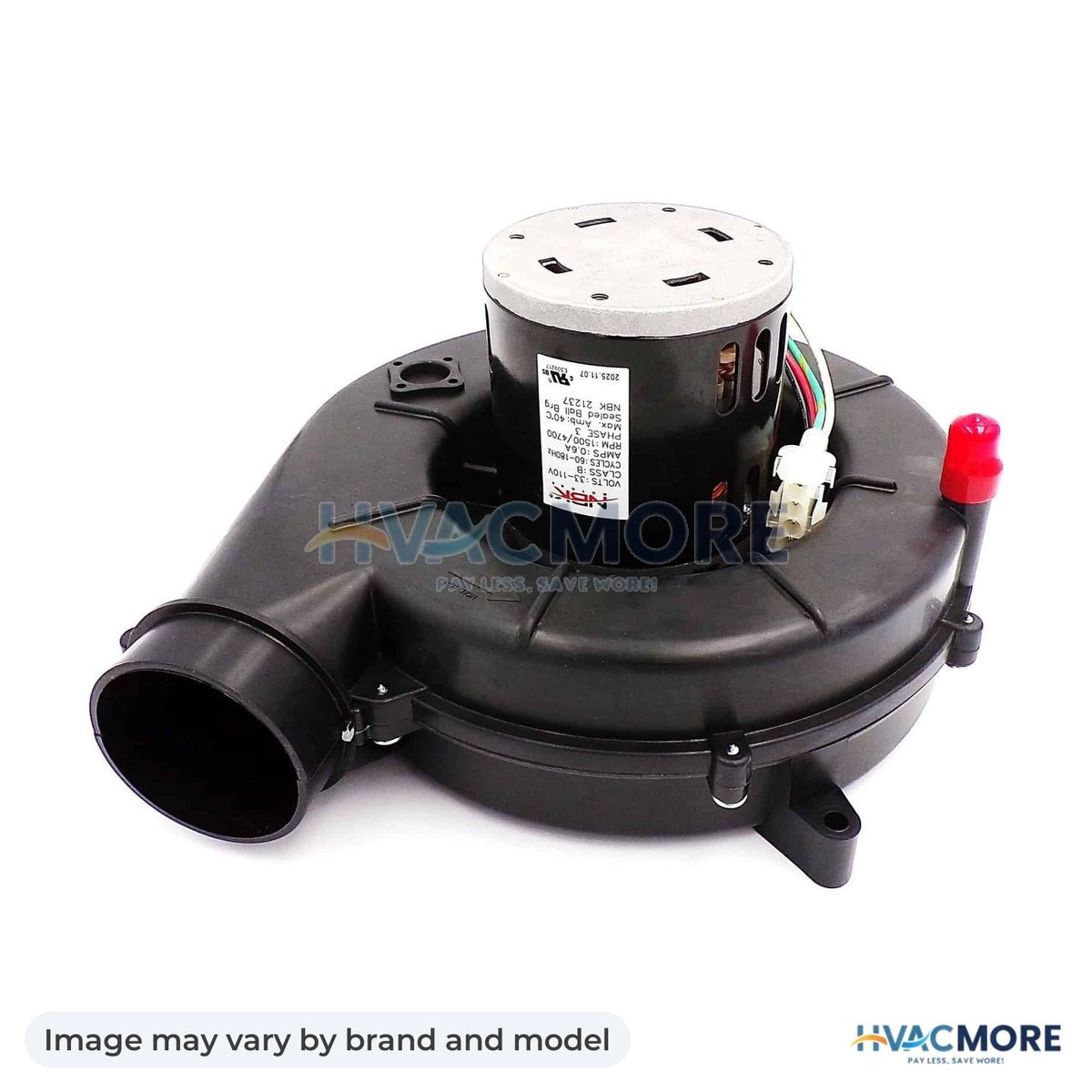 NBK Parts Draft Inducer 33-110V 60-180Hz HVM-A197 - Image may vary by brand and model