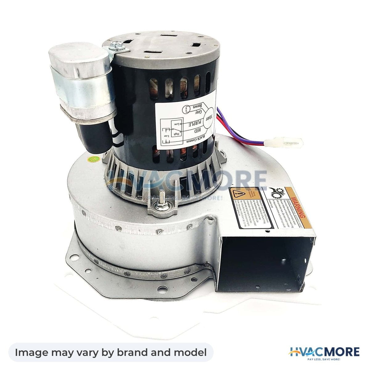 NBK Parts Draft Inducer 208-230, 50/60Hz, 2 Speed HVM-A270 - Image may vary by brand and model