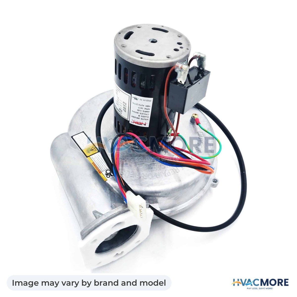 NBK Parts Blower Motor, 208-230V A273 HVM-A273 - Image may vary by brand and model