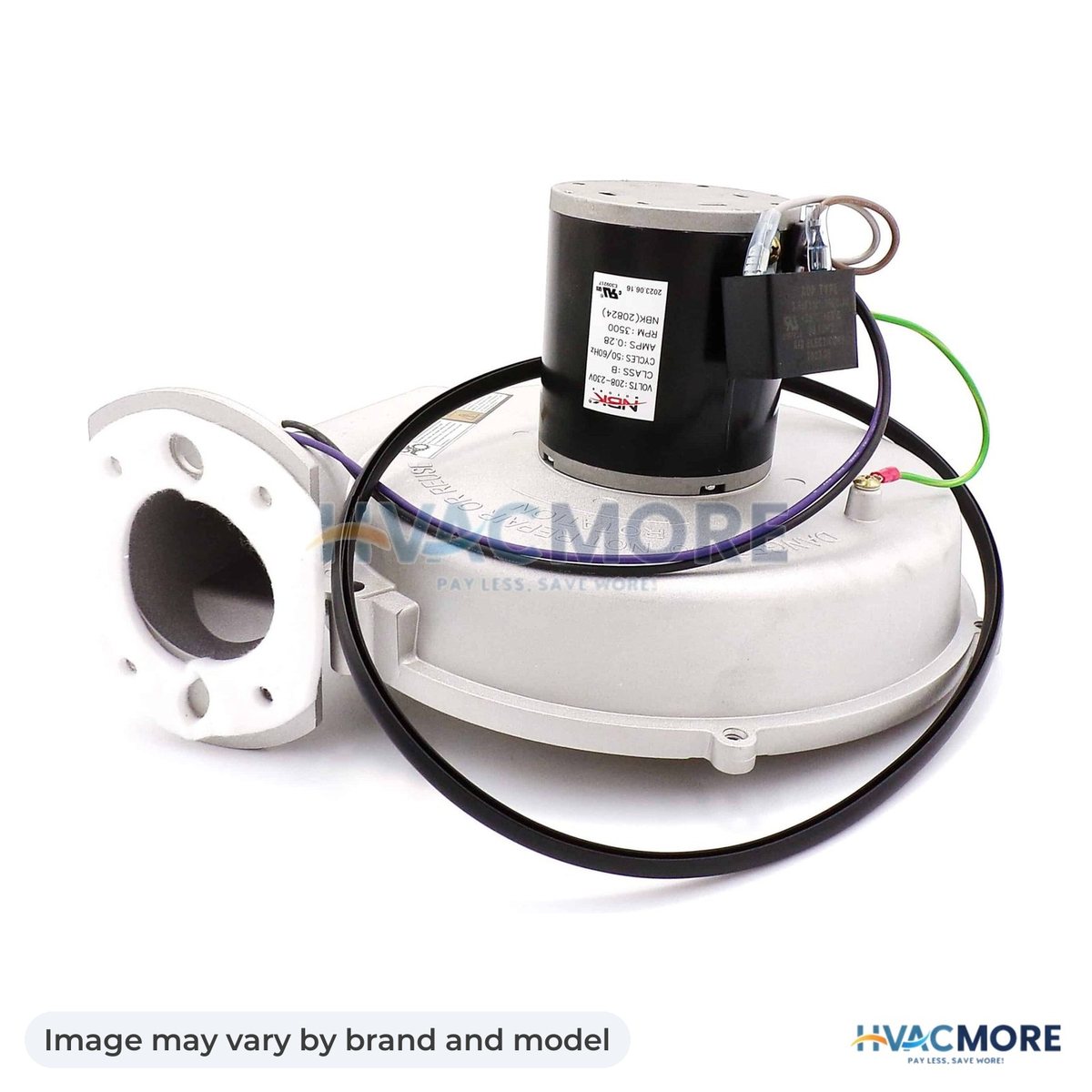 NBK Parts Blower Motor 208-230V 50/60 Hz HVM-A274 - Image may vary by brand and model