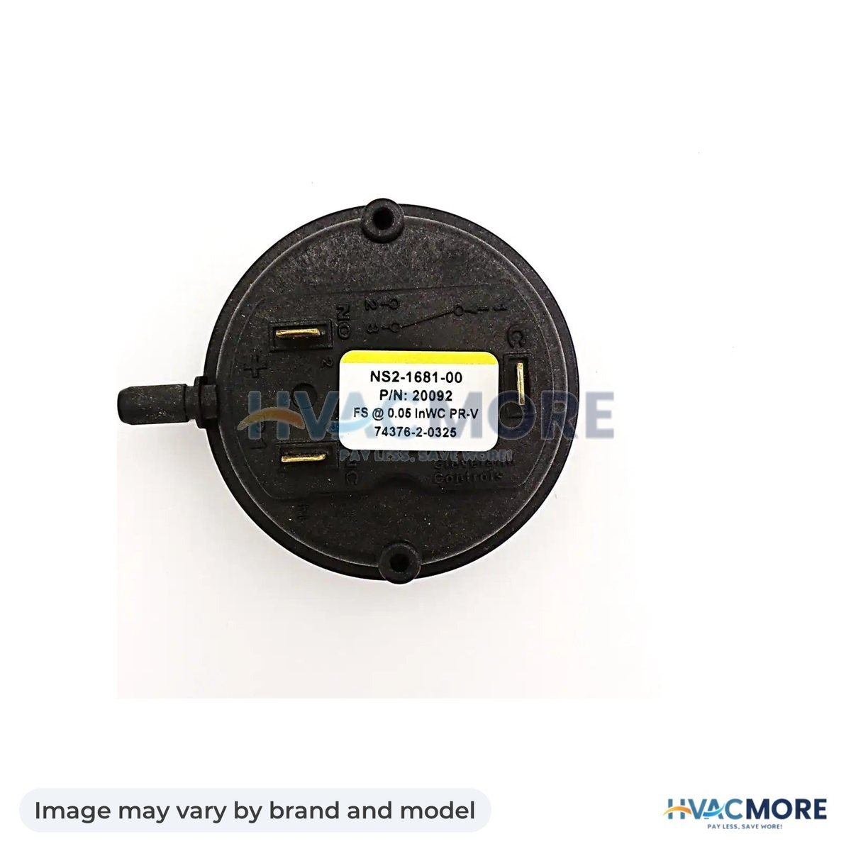 NBK Parts VAC Pressure Switch HVM-CU-VS - Image may vary by brand and model