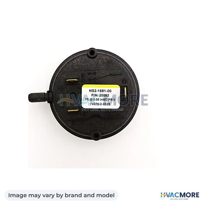 NBK Parts VAC Pressure Switch HVM-CU-VS - Image may vary by brand and model