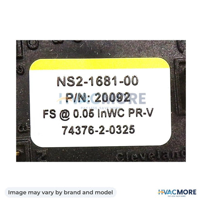 NBK Parts VAC Pressure Switch HVM-CU-VS - Image may vary by brand and model