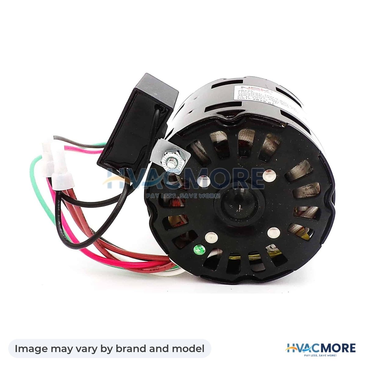 NBK Parts DRIVE MOTOR D1100 115V, 2-SPEED, 1550 RPM, 1/50 HP, 0.4/.022 Amps, CW HVM-D1100 - Image may vary by brand and model