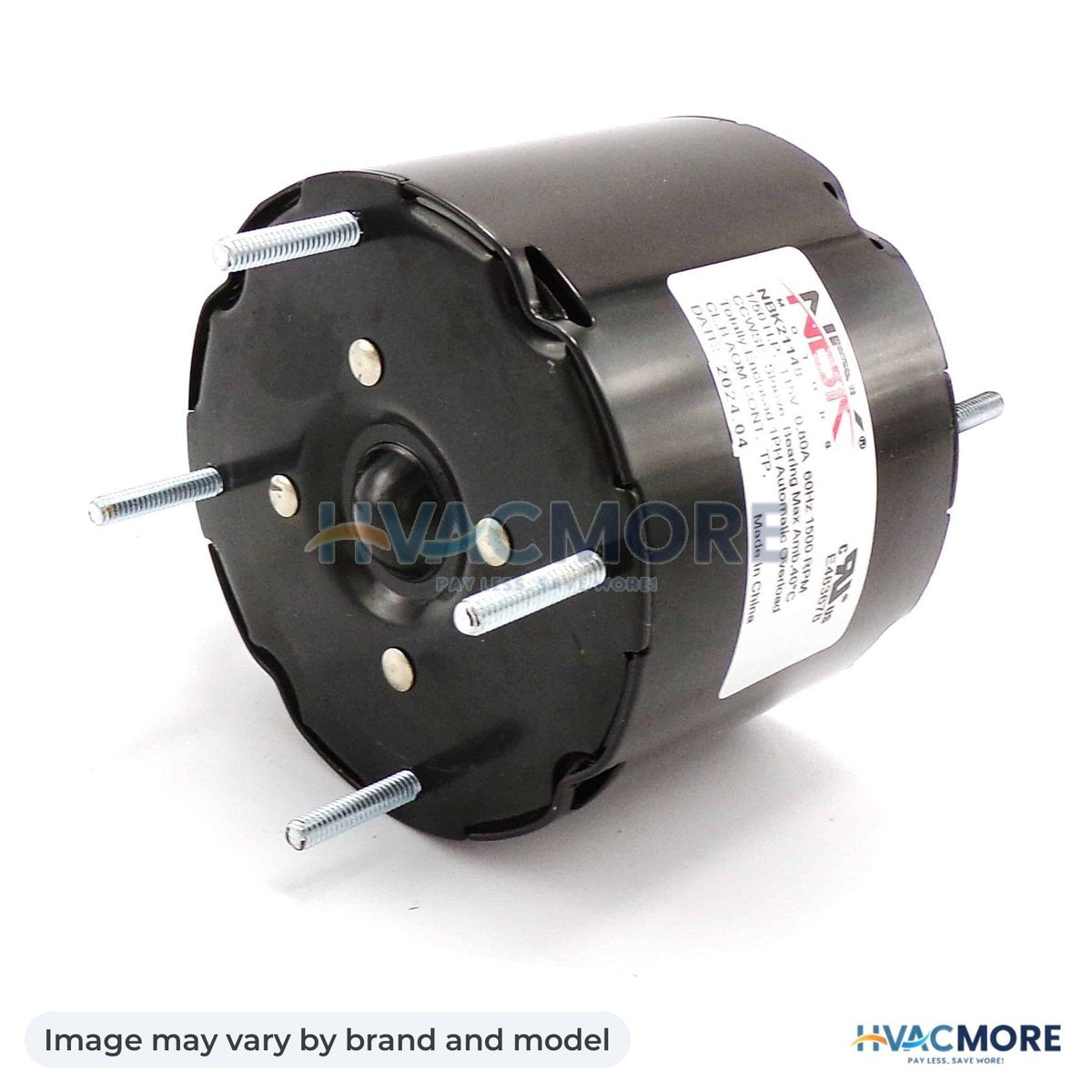 NBK Parts Multi Purpose Fan Motor 115V/60Hz HVM-D125 - Image may vary by brand and model