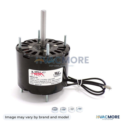 NBK Parts Multi Purpose Fan Motor 115V/60Hz HVM-D126 - Image may vary by brand and model