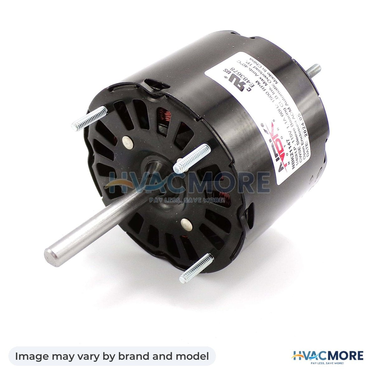 NBK Parts Multi Purpose Fan Motor 115V/60Hz HVM-D126 - Image may vary by brand and model