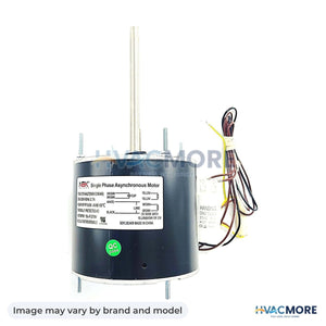 NBK Parts Condensor Motor 208-230V, 1/2 HP W/Capacitor HVM-D7907 - Image may vary by brand and model