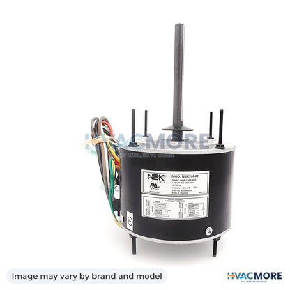 NBK Parts Condensor Motor 1/4 HP, 208-230V HVM-D909 - Image may vary by brand and model