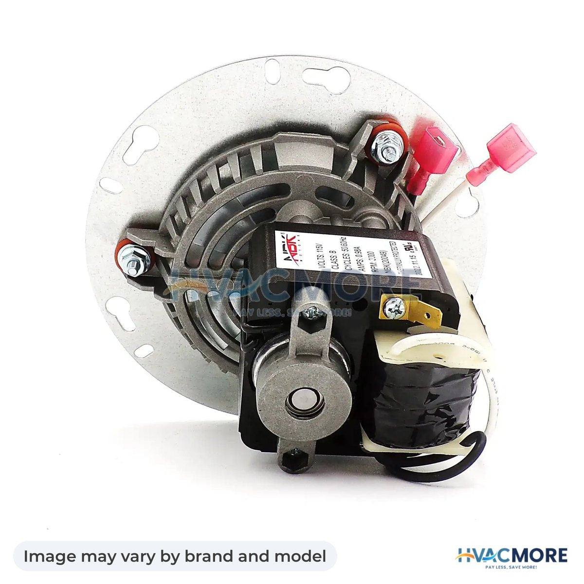 NBK Parts STOVE MOTOR INSERT 115V, 50/60Hz, 3000 RPM, 0.98A, 1/2 HP, Gasket included HVM-EF-161-A - Image may vary by brand and model