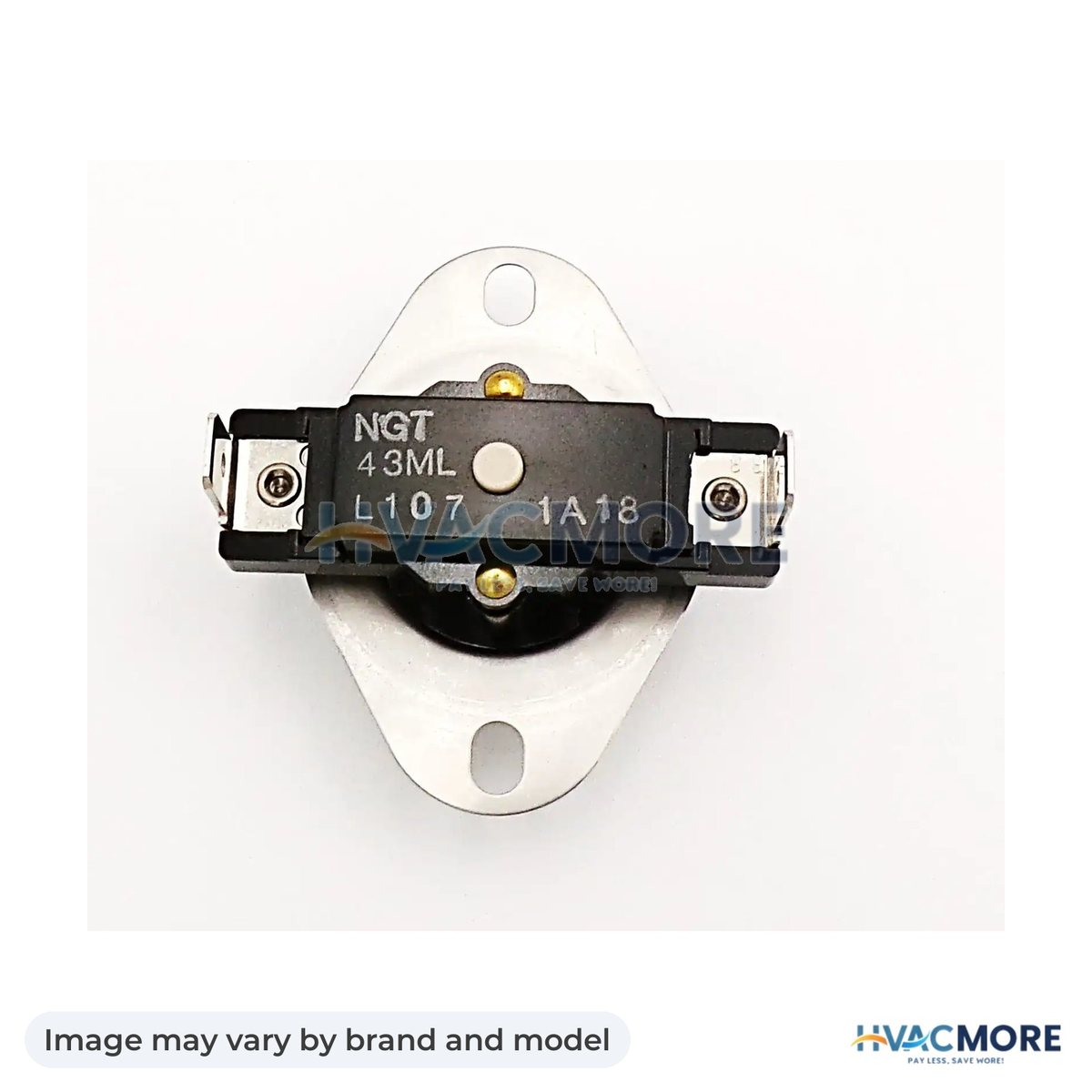 NBK Parts Switch, Hi Limit, L225F, 60T15 HVM-H5891 - Image may vary by brand and model