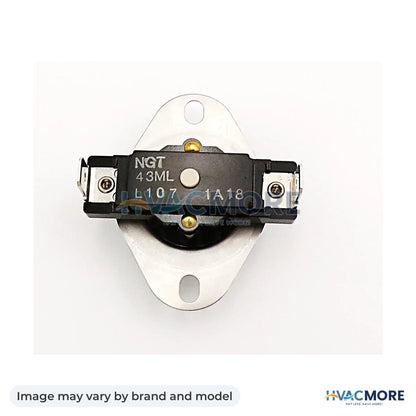 NBK Parts Switch, Hi Limit, L225F, 60T15 HVM-H5891 - Image may vary by brand and model