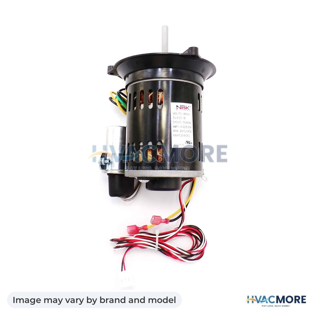 NBK Parts Inducer Motor 460V 60Hz HVM-HC30CL461 - Image may vary by brand and model