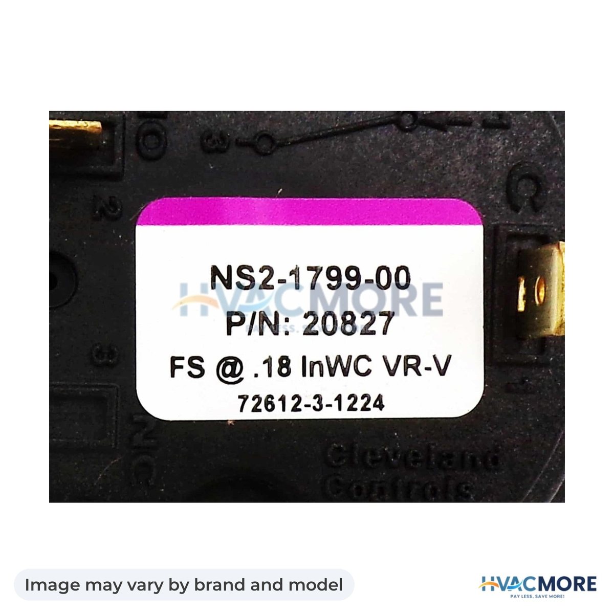 NBK Parts Pressure Switch HVM-HK06WC061 - Image may vary by brand and model