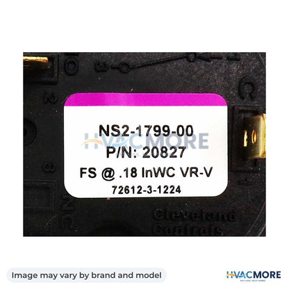 NBK Parts Pressure Switch HVM-HK06WC061 - Image may vary by brand and model