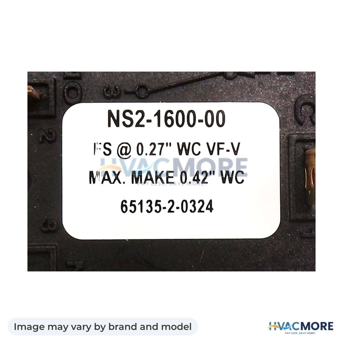 NBK Parts Pressure Switch HVM-HK06WC069 - Image may vary by brand and model