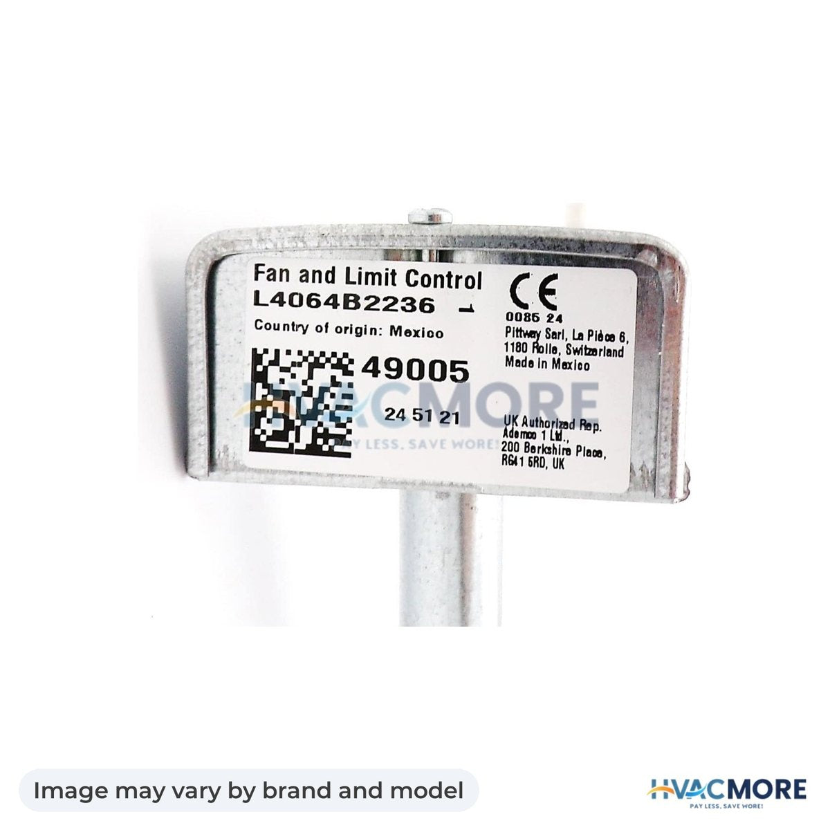 NBK Parts Limit Control Switch HVM-L4064B2236 - Image may vary by brand and model