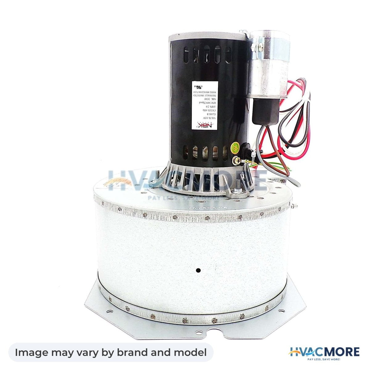NBK Parts Inducer Motor 115V, 1/8 HP, 2-SPEED HVM-N11969 - Image may vary by brand and model