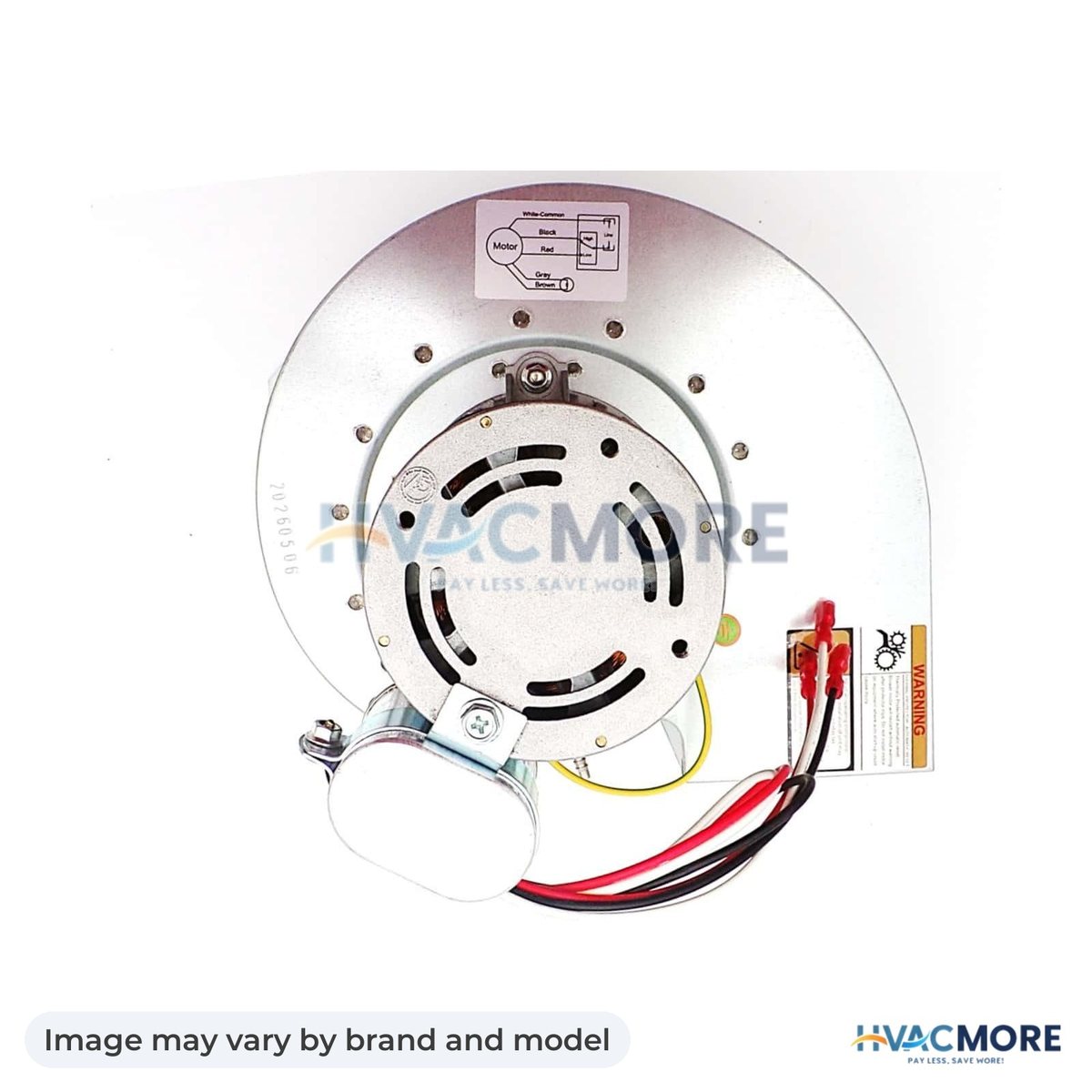 NBK Parts Inducer Motor 115V, 1/8 HP, 2-SPEED HVM-N11969 - Image may vary by brand and model