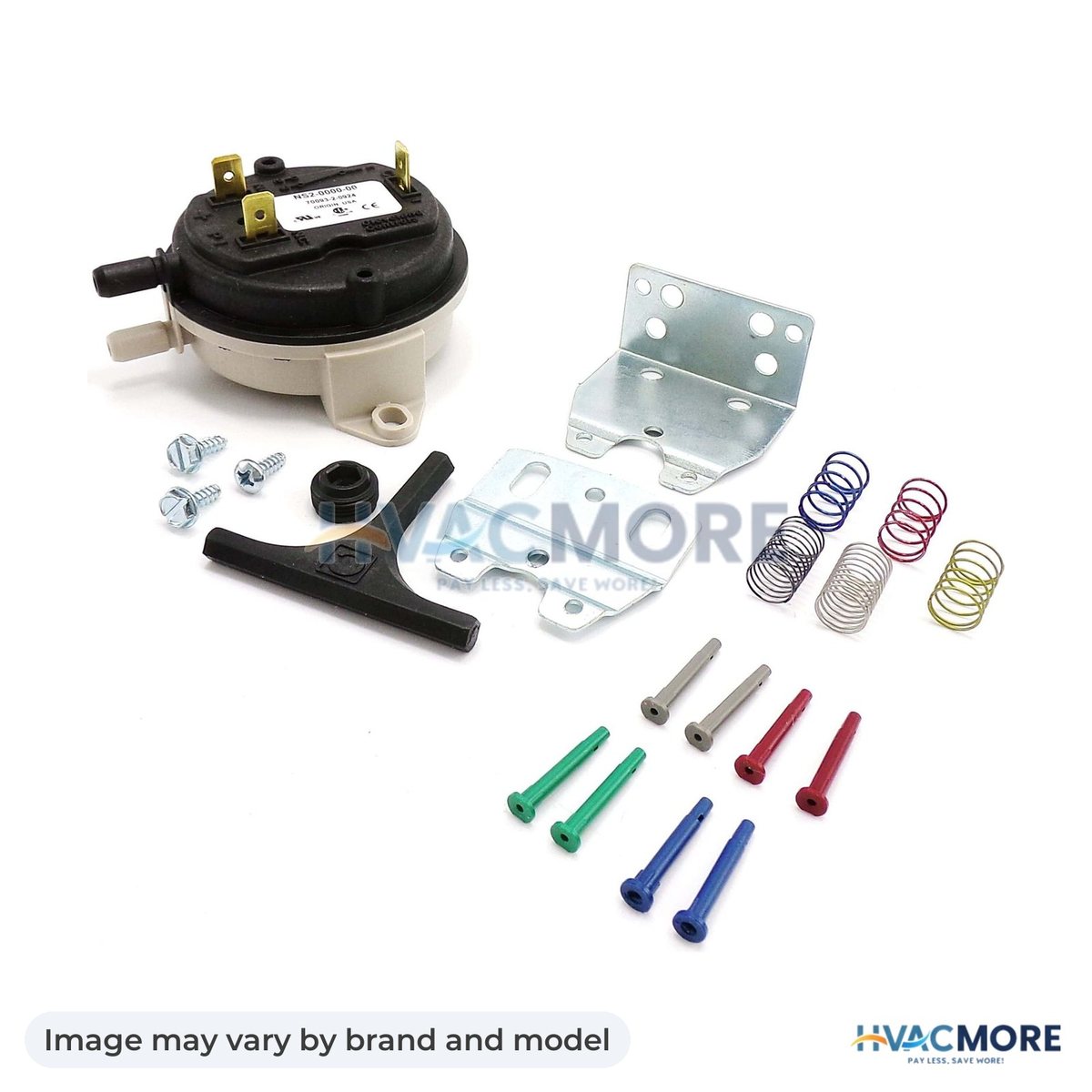 NBK Parts Pressure Switch Kit HVM-NS2-0000-000 - Image may vary by brand and model