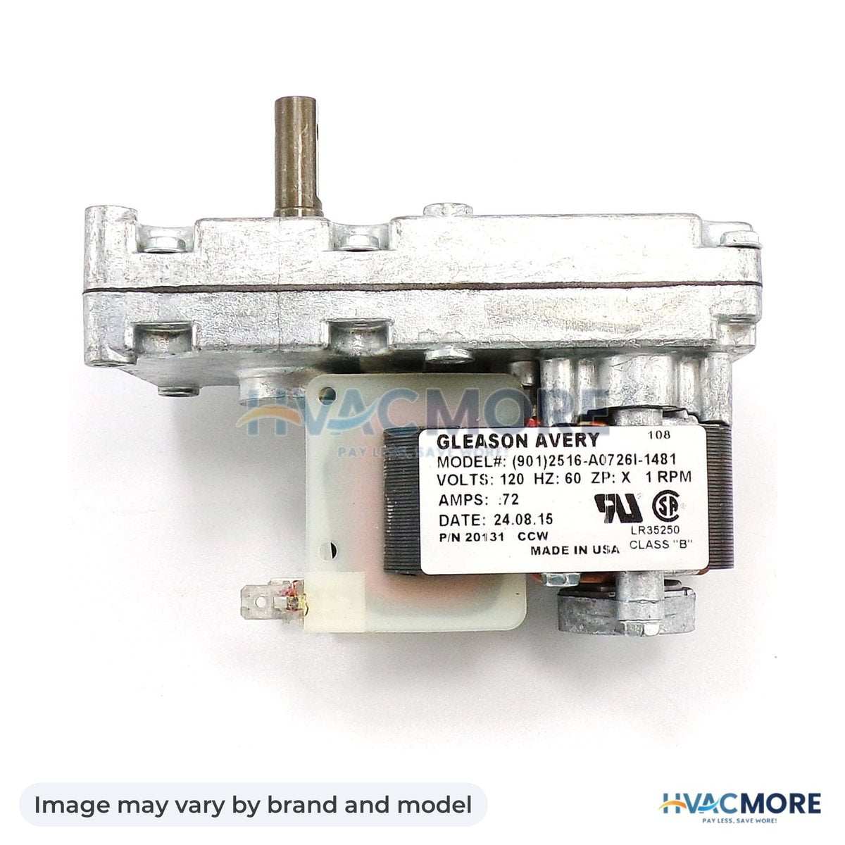 NBK Parts Auger Motor - 1.0 RPM CCW Gleason Avery HVM-PU-047040-2 - Image may vary by brand and model