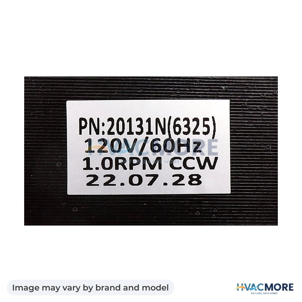 NBK Parts Auger Motor 120V, 1.0 RPM, CCW HVM-PU-047040 - Image may vary by brand and model