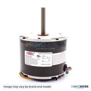 NBK Parts Condenser Motor 208/230V 1/4 HP, Cwle HVM-S1-024-25119-000 - Image may vary by brand and model