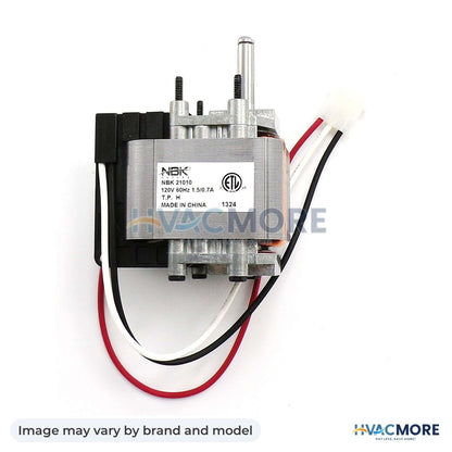 NBK Parts Fan Motor 120V/60Hz HVM-S99080666 - Image may vary by brand and model