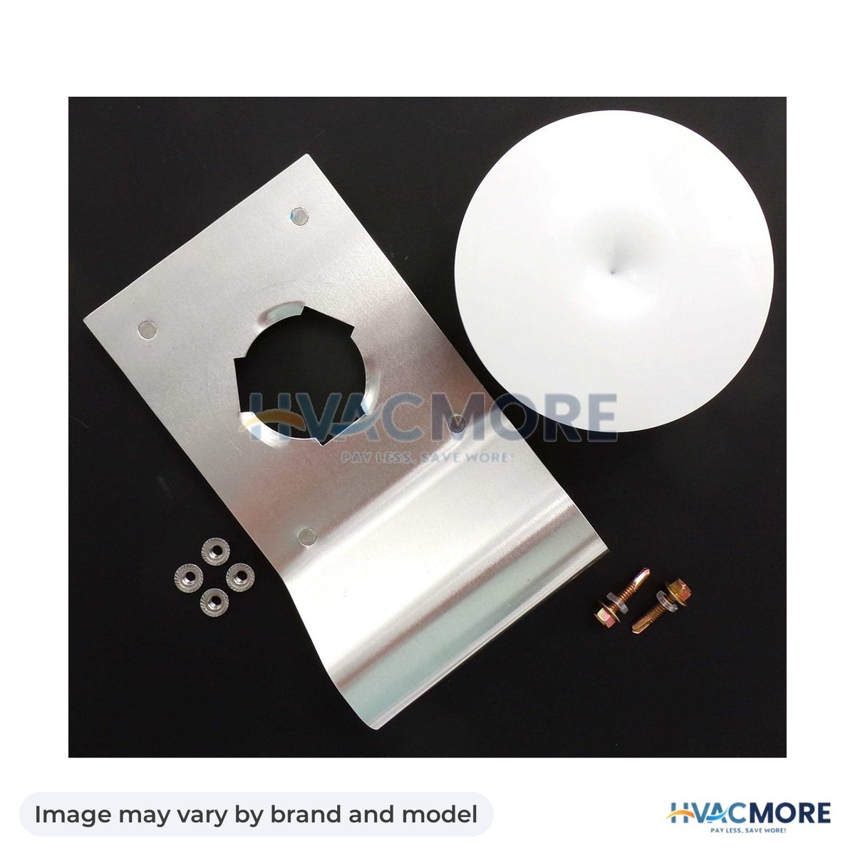 NBK Parts Blower Bracket With Deflector (Square) HVM-VBMBRKT-SQ - Image may vary by brand and model